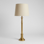 Karlaplan Lampfot Antik Mässing H56 cm