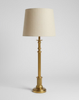 Karlaplan Lampfot Antik Mässing H56 cm