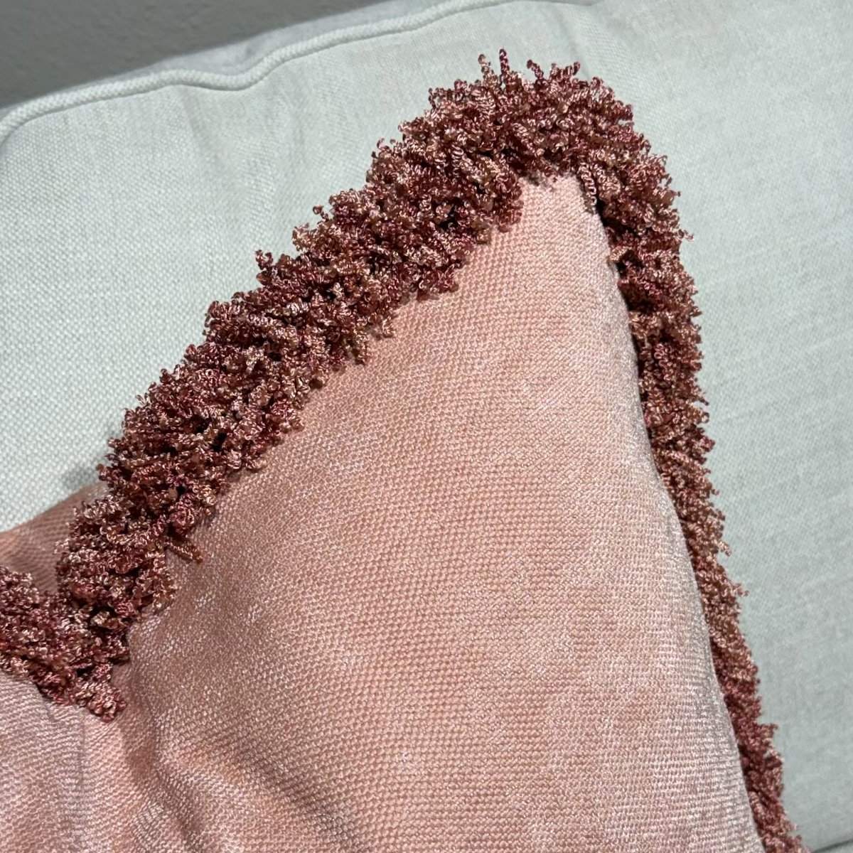 Kuddfodral Blush med Frans
