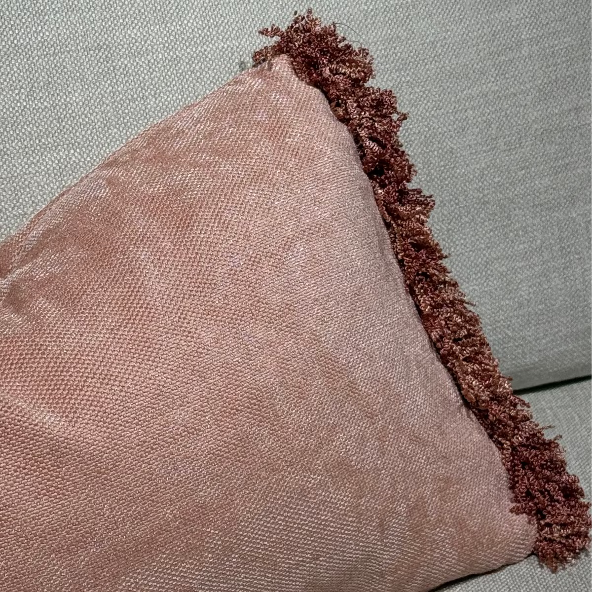 Kuddfodral Blush med Frans