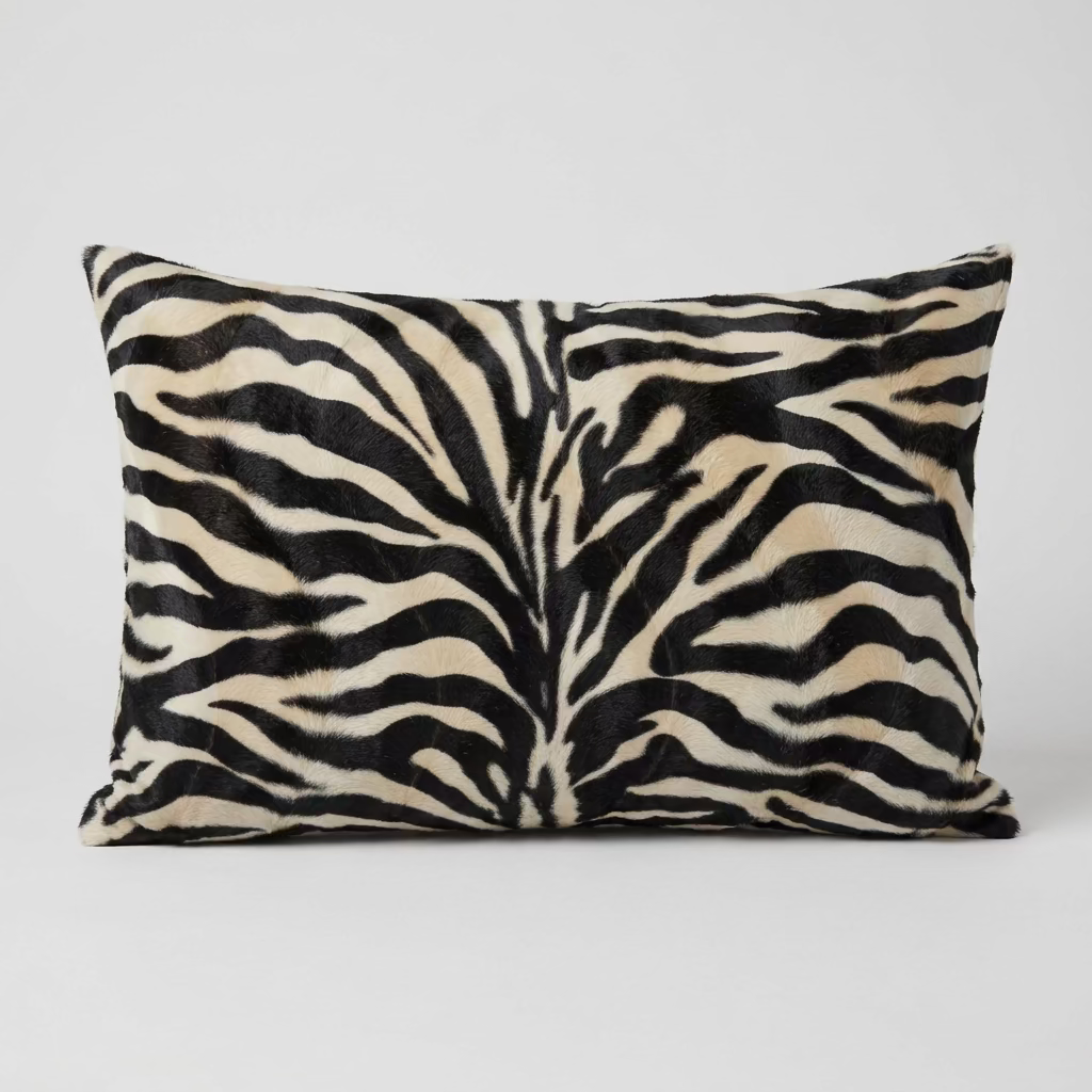 Kuddfodral Zebra Konstpäls