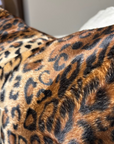 Kuddfodral Leopard Konstpäls