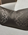 Kuddfodral Anna Mörkbrun Jacquard