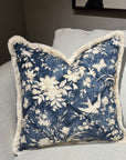 Kuddfodral blommigt tyg Ralph Lauren