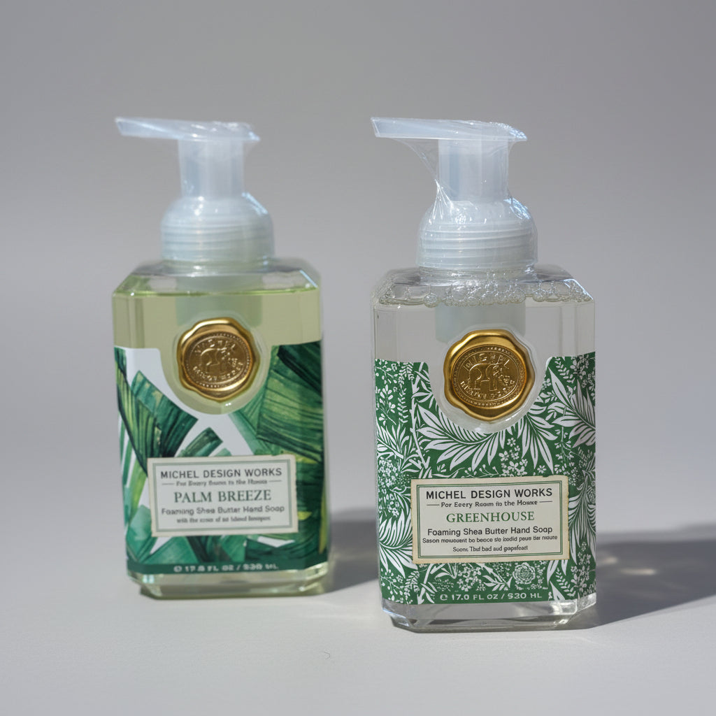 Skumtvål Palm Breeze &amp; Greenhouse - MICHEL DESIGN WORKS (2-pack)