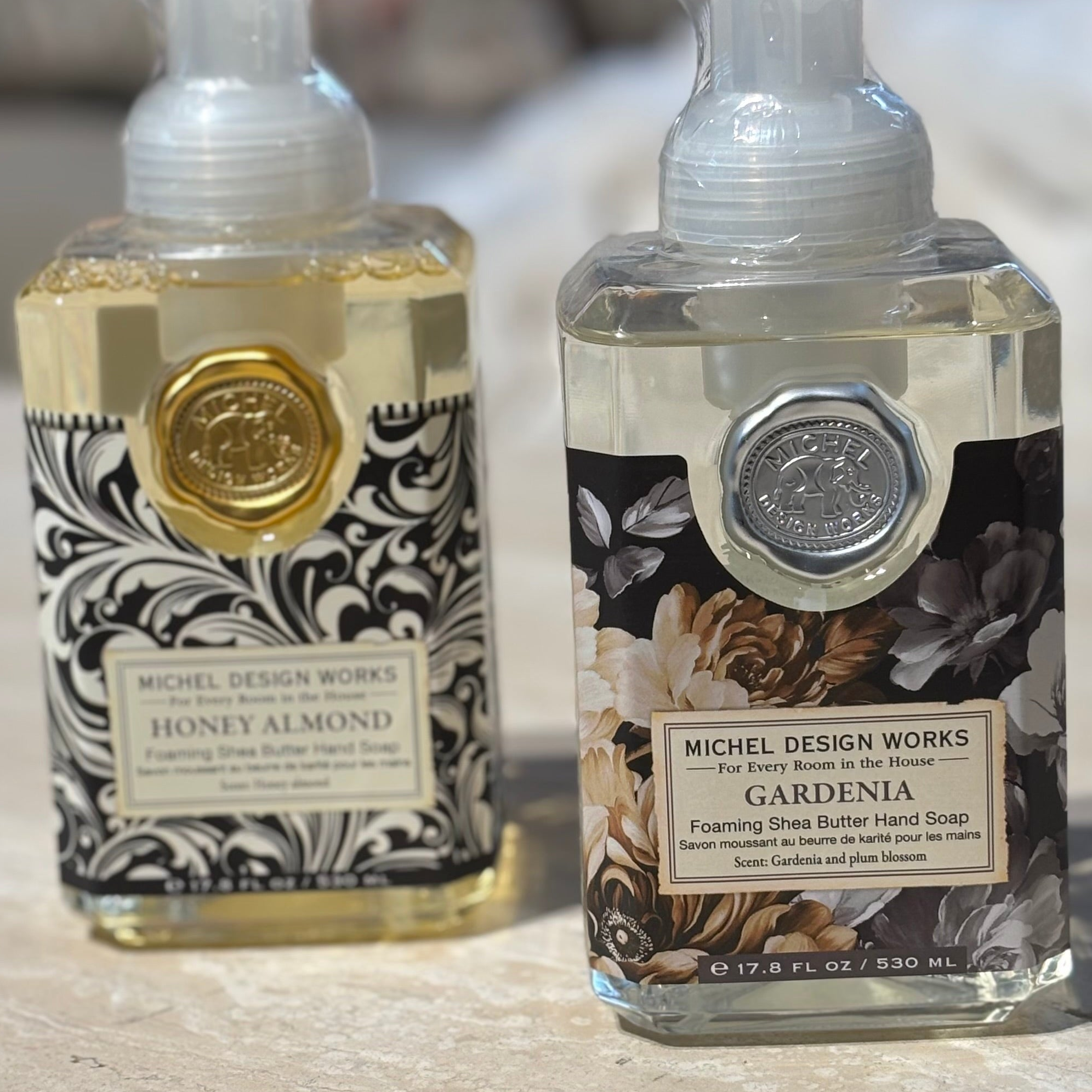 Skumtvål Honey Almond &amp; Gardenia - MICHEL DESIGN WORKS (2-pack)