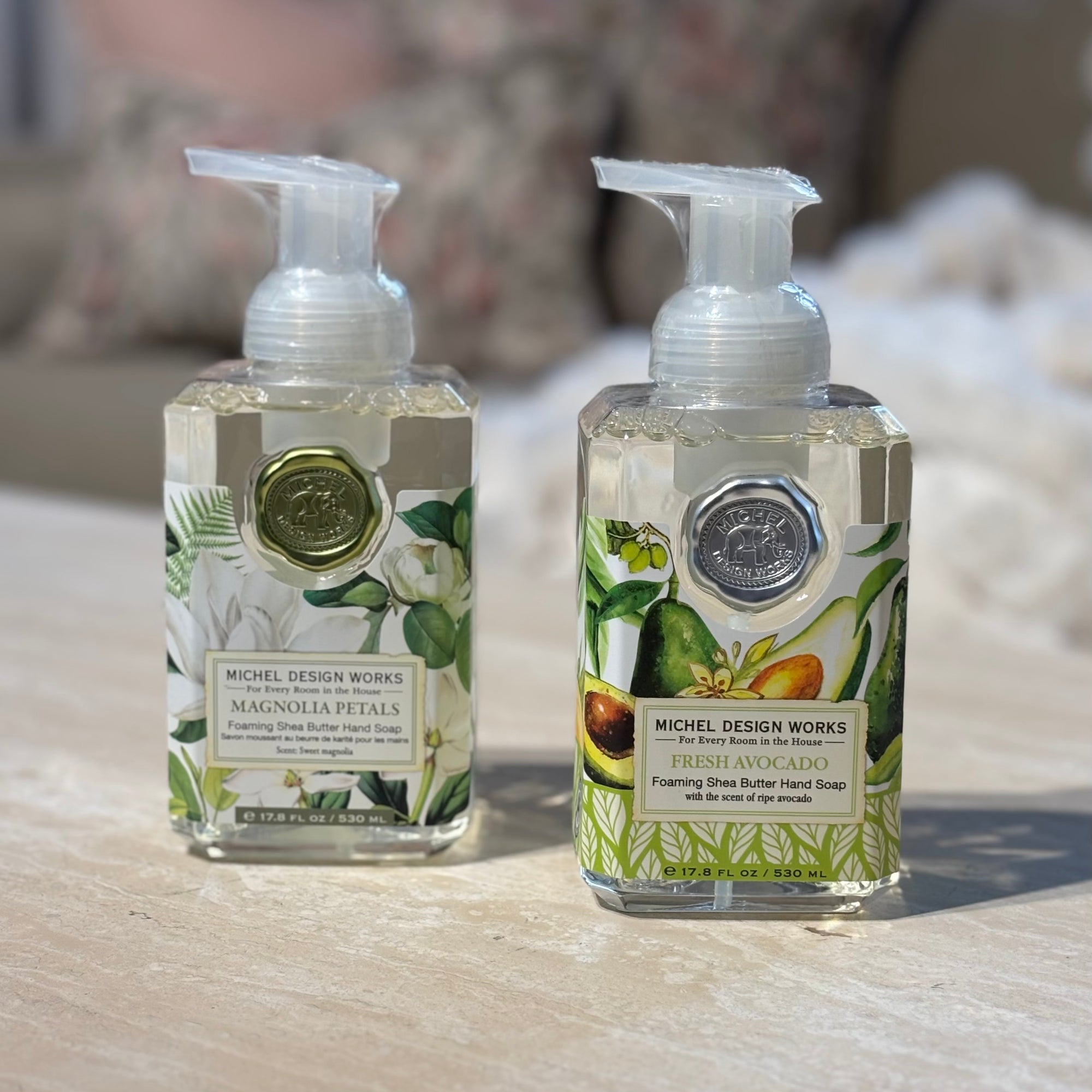 Skumtvål Magnolia Petals &amp; Fresh Avokado - MICHEL DESIGN WORKS (2-pack)