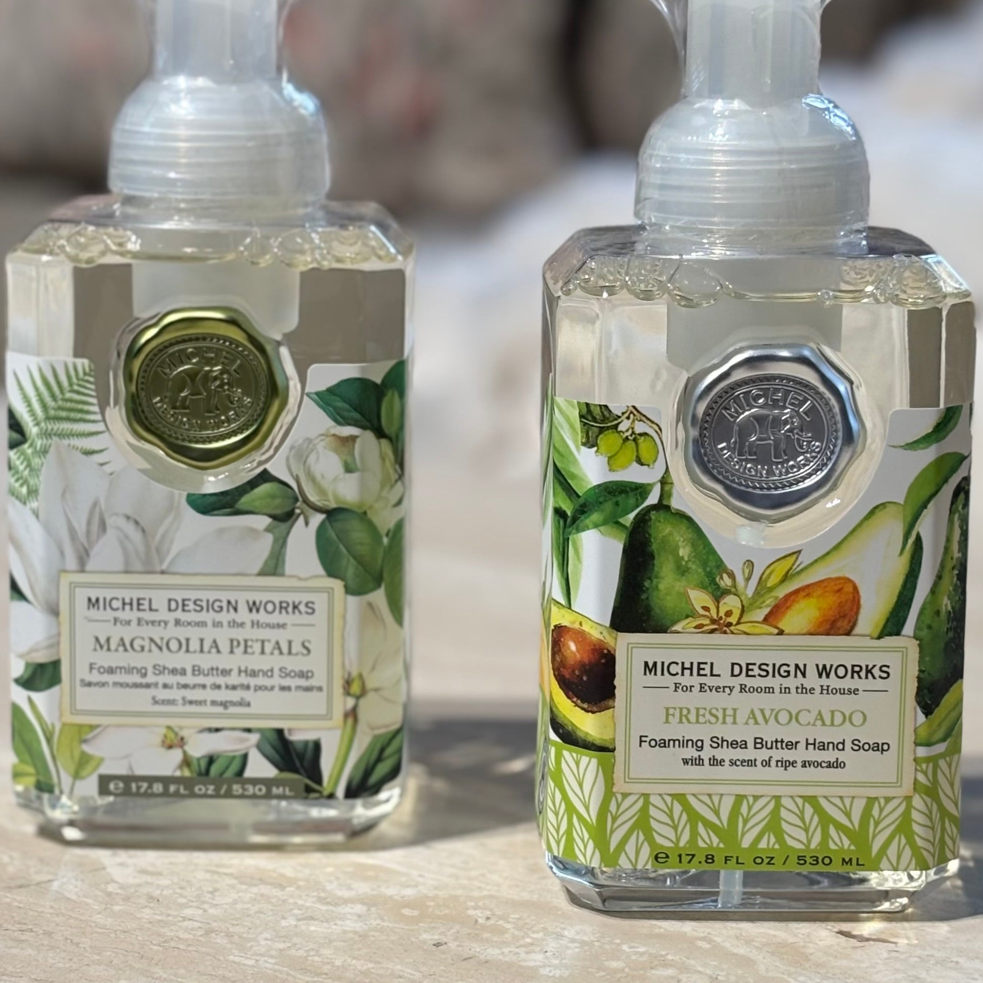 Skumtvål Magnolia Petals &amp; Fresh Avokado - MICHEL DESIGN WORKS (2-pack)