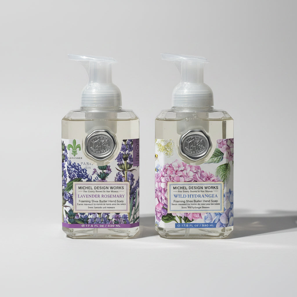Skumtvål Lavender Rosemary &amp; Wild Hydrangea - MICHEL DESIGN WORKS (2-pack)