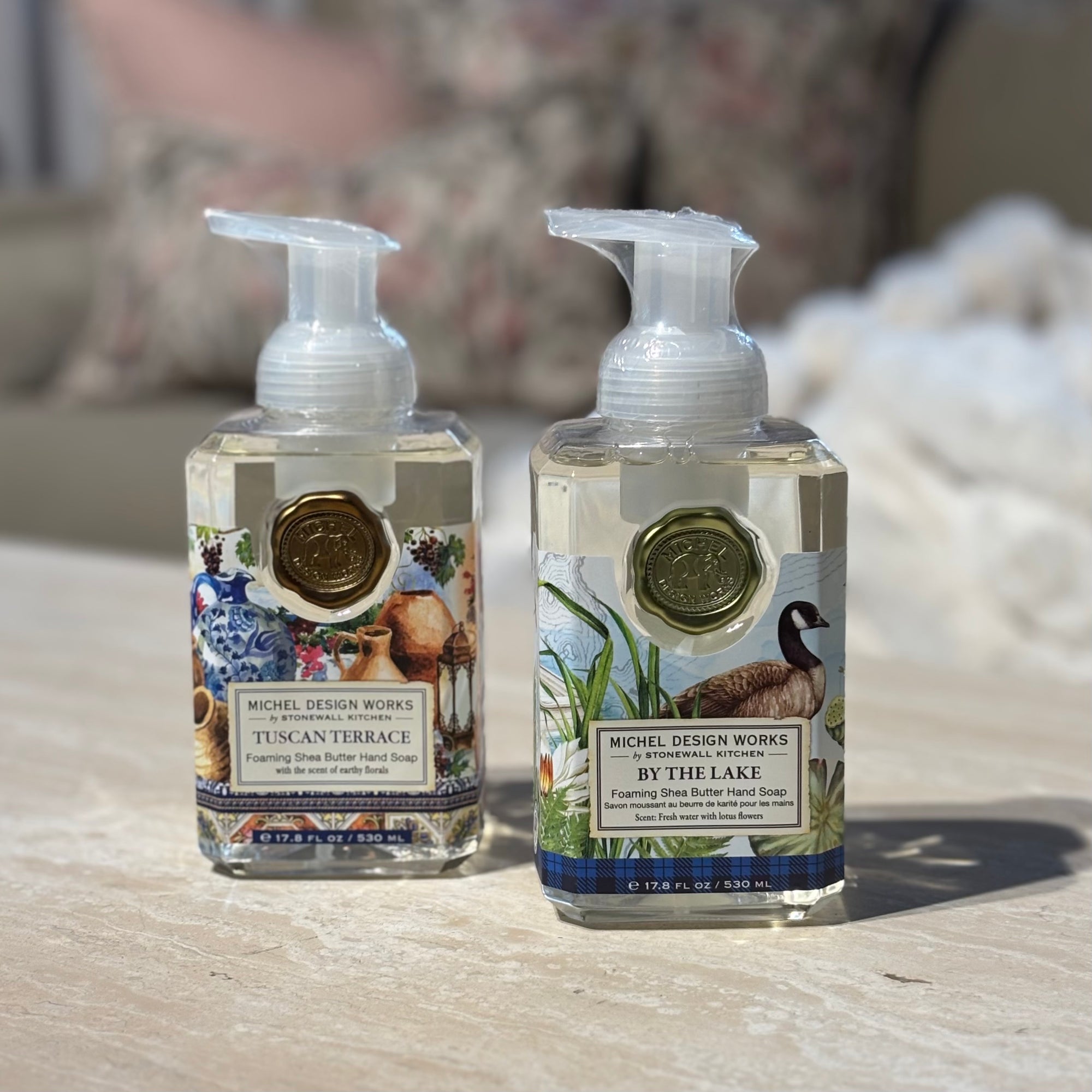Skumtvål Tuscan Terrace &amp; By the Lake - MICHEL DESIGN WORKS (2-pack)