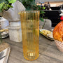 Karaff i glas gul 1.2 L