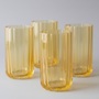 Tumblerglas gul 46 cl 4-pack