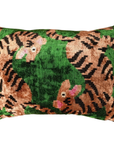 Kuddfodral silkessammet Tiger