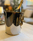 Champagne hink i nickel/guld