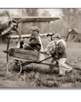 CHILDREN WITH AIRPLANES
