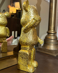 Dekoration Berra Bear stående guld