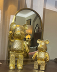 Dekoration Berra Bear stående guld