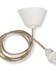 Kabelset taklampa natur E27 (till Ellipse 65 linen natur)