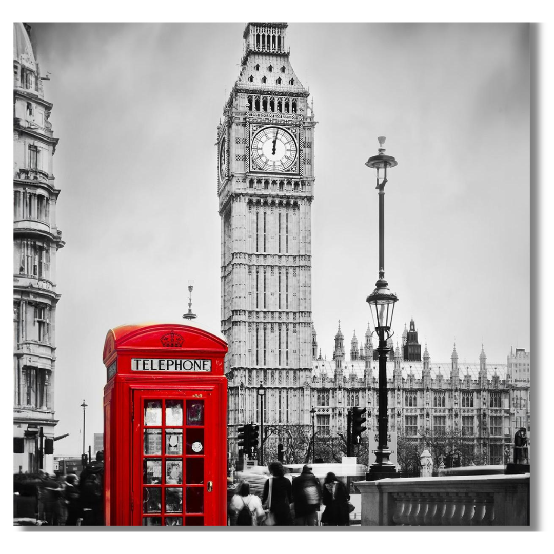 Tavla Aluminium art Big Ben