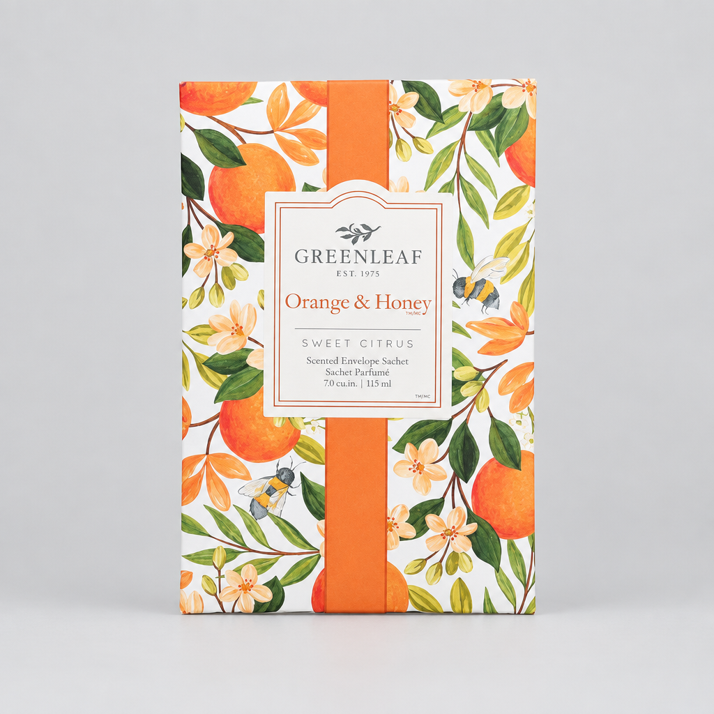 DOFTPÅSE GREENLEAF-ORANGE &amp; HONEY