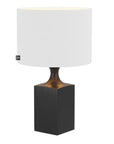 Woody bordslampa svart/vit
