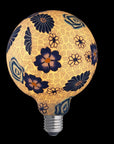 FLOWER BLUE glob 125mm E27 1,6W 2700K dimbar