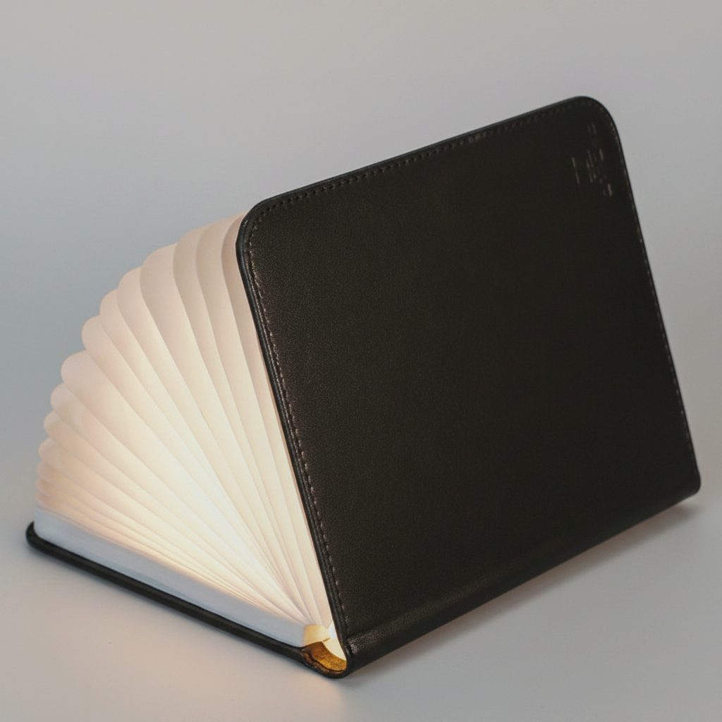 Smart boklampa Book Light Skinn - Large (två färger)