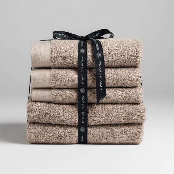 SPIRIT TVÄTTLAPP - Desert Beige